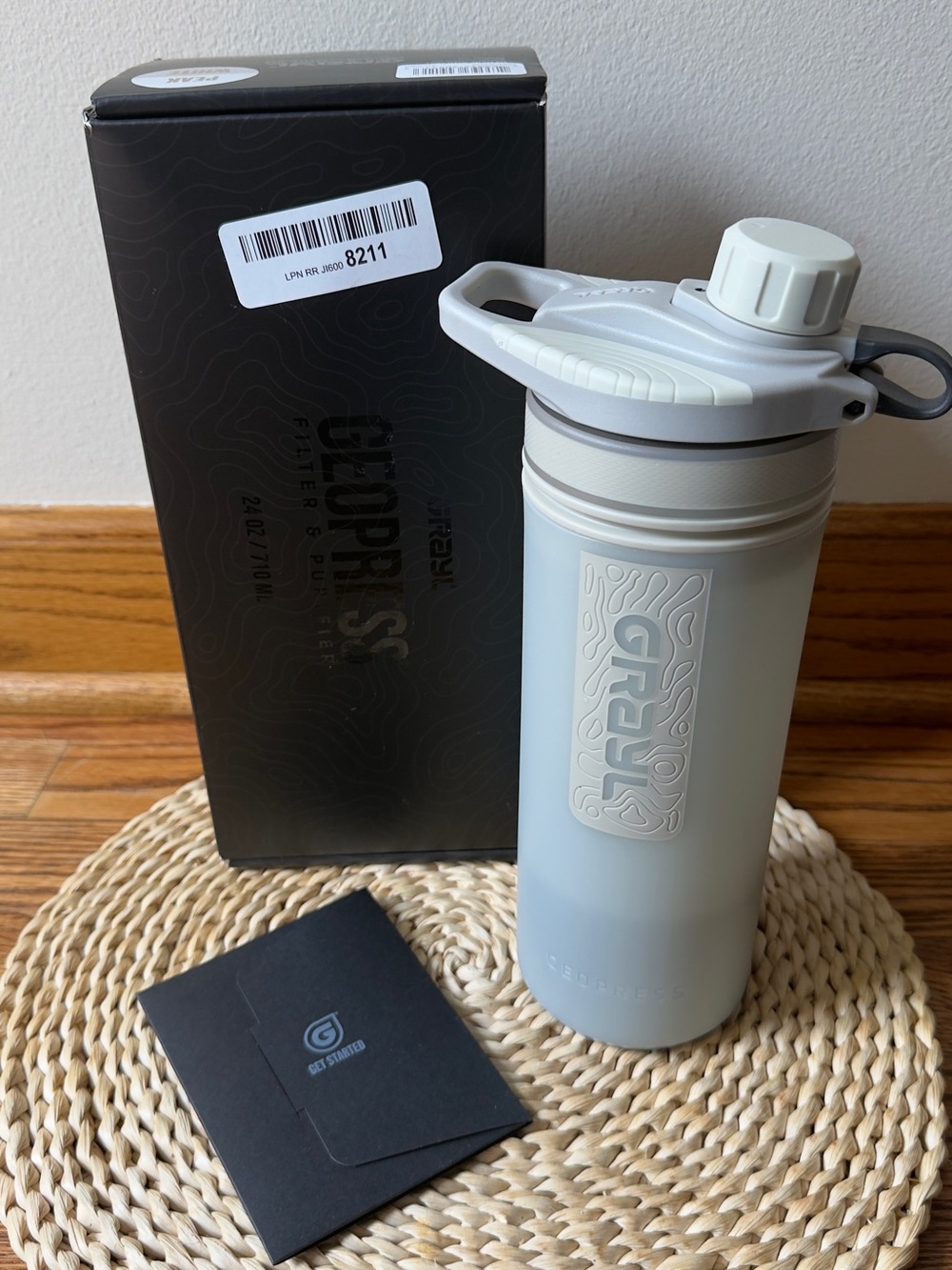 GeoPress Water Filter and Purifier Bottle - 24 fl. oz.
